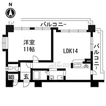 アルモード御所東  ｜ 京都府京都市上京区今出川通寺町東入ル大宮町（賃貸マンション1LDK・11階・54.93㎡） その2