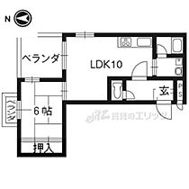 京都府京都市右京区西京極東町（賃貸マンション1LDK・5階・41.00㎡） その1