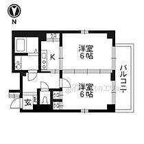 京都府京都市中京区二条通柳馬場下ル等持寺町（賃貸マンション2K・3階・38.50㎡） その2