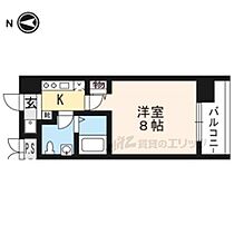 京都府京都市右京区西院東貝川町（賃貸マンション1K・2階・24.09㎡） その1