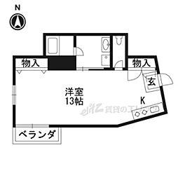 JR山陰本線 円町駅 徒歩6分の賃貸マンション