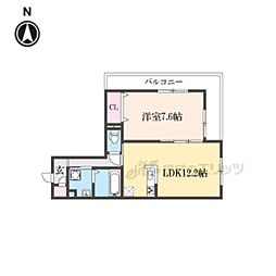 仮称）吉祥院宮ノ東マンション 3階1LDKの間取り