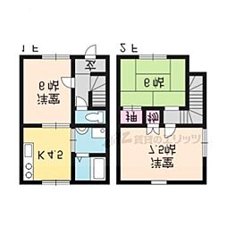 テラスおいけ 3DKの間取図画像