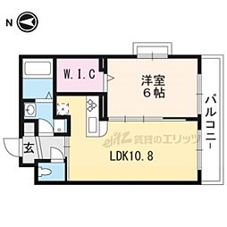 エーベル音戸山 1LDKの間取図画像