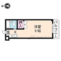 和光ビル 1Kの間取図画像