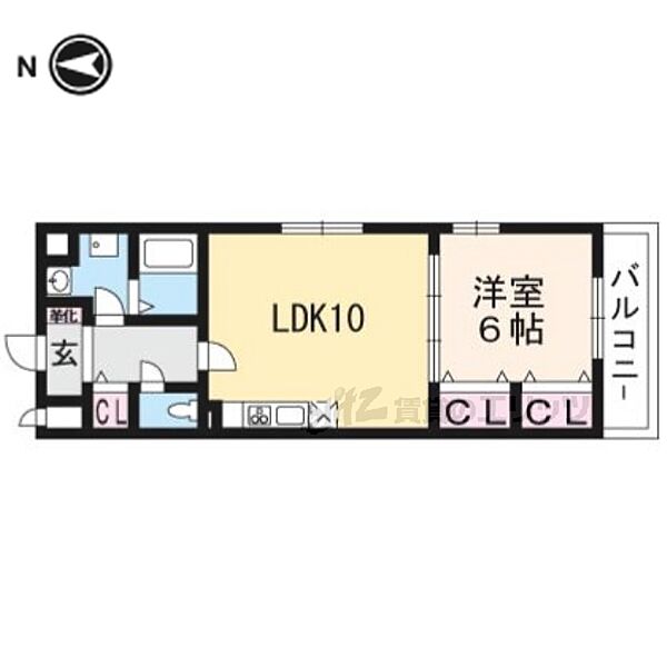 アサンテサーナ 401｜京都府京都市下京区中堂寺北町(賃貸マンション1LDK・4階・41.42㎡)の写真 その2