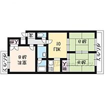 京都府京都市右京区太秦乾町（賃貸マンション3LDK・4階・60.40㎡） その2