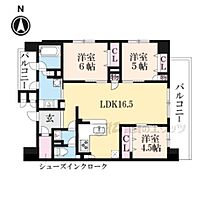 京都府京都市北区紫野上御輿町（賃貸マンション3LDK・2階・73.63㎡） その2