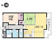 京都府京都市右京区常盤柏ノ木町（賃貸マンション2LDK・3階・52.70㎡） その2