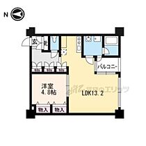 京都府京都市中京区西ノ京職司町（賃貸マンション1LDK・2階・45.60㎡） その2