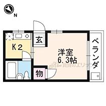 ＭＥＡＺＯＮＩＴ’Ｓ 11 ｜ 京都府京都市右京区花園内畑町（賃貸アパート1K・1階・15.00㎡） その2