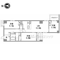 京都府京都市中京区押小路通柳馬場東入橘町（賃貸マンション3LDK・4階・74.20㎡） その2