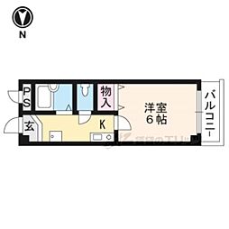 ＲＯＹＡＬ　ＳＨＩＰ 2階1Kの間取り