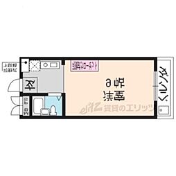 Ｍ’ｓＳｑｕａｒｅ 3階1Kの間取り