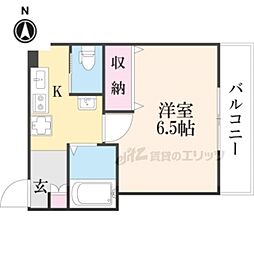 Be+ing 1Kの間取図画像