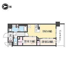 物件の間取り
