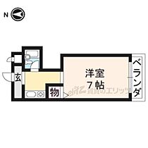 京都府京都市左京区下鴨北芝町（賃貸マンション1K・2階・22.62㎡） その2