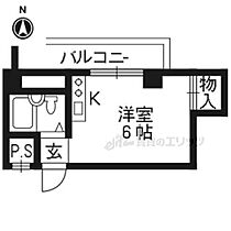 京都府京都市左京区岩倉中大鷺町（賃貸マンション1K・4階・18.56㎡） その2