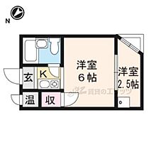 京都府京都市左京区下鴨泉川町（賃貸マンション1K・1階・20.00㎡） その2