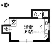 京都府京都市北区出雲路立テ本町（賃貸アパート1R・2階・16.00㎡） その2