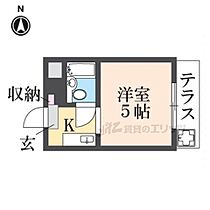 京都府京都市左京区田中大久保町（賃貸マンション1K・1階・16.50㎡） その2