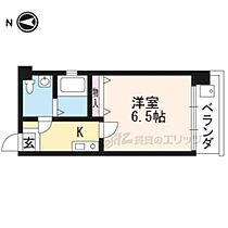 京都府京都市左京区北白川上別当町（賃貸マンション1K・3階・19.62㎡） その2