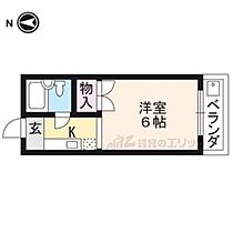 京都府京都市左京区上高野車地町（賃貸マンション1K・2階・18.63㎡） その2