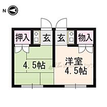 京都府京都市北区西賀茂大栗町（賃貸マンション2K・3階・19.76㎡） その2