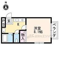 京都府京都市左京区下鴨西半木町（賃貸アパート1K・2階・26.45㎡） その2