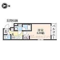 仮）京大北Ａ棟 302 ｜ 京都府京都市左京区田中上大久保町（賃貸マンション1K・3階・26.21㎡） その2