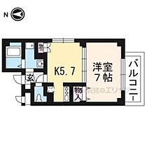 コンフォーレ御陵 202 ｜ 京都府京都市山科区御陵下御廟野町（賃貸マンション1DK・2階・35.14㎡） その2