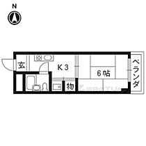 ランドハウス洛北 306 ｜ 京都府京都市左京区一乗寺向畑町（賃貸マンション1K・3階・22.47㎡） その2