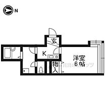 京都府京都市北区小山中溝町（賃貸マンション1K・4階・20.00㎡） その2