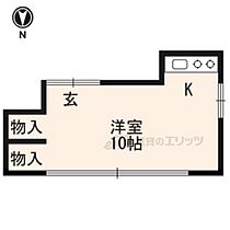 井山アパート 24 ｜ 京都府京都市左京区田中北春菜町（賃貸アパート1R・2階・22.00㎡） その1