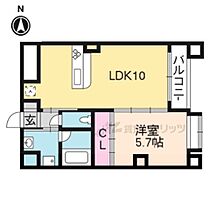 京都府京都市左京区松ケ崎芝本町（賃貸マンション1LDK・3階・38.75㎡） その2