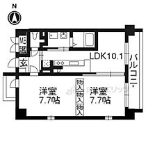 京都府京都市下京区麩屋町通松原下ル上鱗形町（賃貸マンション2LDK・1階・51.70㎡） その1