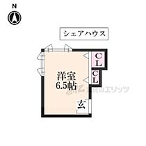 京すまい・吉田 206 ｜ 京都府京都市左京区吉田本町（賃貸アパート1R・2階・11.50㎡） その1