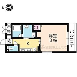 Twinkle 1Kの間取図画像