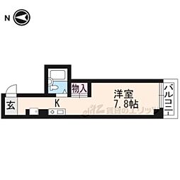 pepereN ワンルームの間取図画像