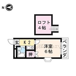 AXIS1M&I 1Kの間取図画像
