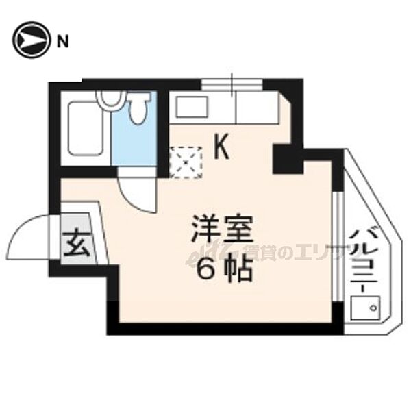 セントラル一乗寺 201｜京都府京都市左京区一乗寺東杉ノ宮町(賃貸マンション1R・2階・15.00㎡)の写真 その2