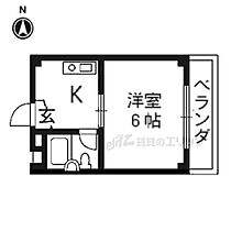 御池ハイツ 320 ｜ 京都府京都市右京区山ノ内大町（賃貸マンション1K・3階・16.47㎡） その2