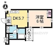 京都府京都市右京区嵯峨野有栖川町（賃貸マンション1DK・1階・27.09㎡） その2