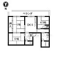 大嶌マンション4階6.4万円