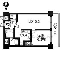 Ｄｅ’ｌｅａｄ府庁前  ｜ 京都府京都市中京区油小路通丸太町下る大文字町（賃貸マンション1LDK・4階・45.92㎡） その2