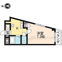 ガーデンライフ竹澤 1Kの間取図画像