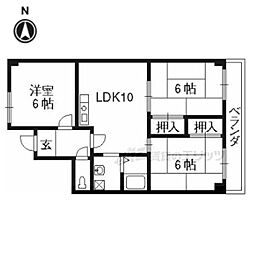 メゾンミソノ 3LDKの間取図画像