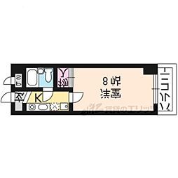 メゾンジョア 1Kの間取図画像