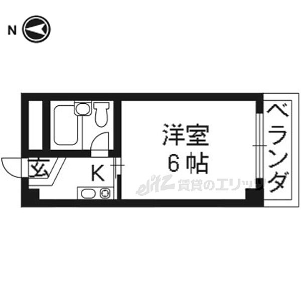 御池ハイツ 316｜京都府京都市右京区山ノ内大町(賃貸マンション1K・3階・13.00㎡)の写真 その2