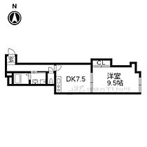 伽羅 305 ｜ 京都府京都市右京区鳴滝音戸山町（賃貸マンション1DK・3階・40.11㎡） その2